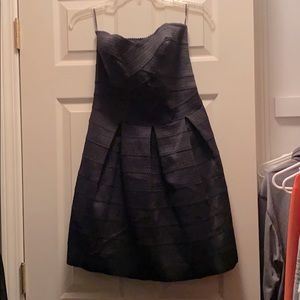 Black strapless Express dress- cute for wedding!